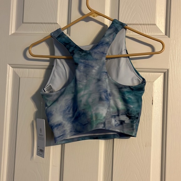 NWT Athleta Conscious Crop Printed Tank Bra D-DD - Picture 5 of 7